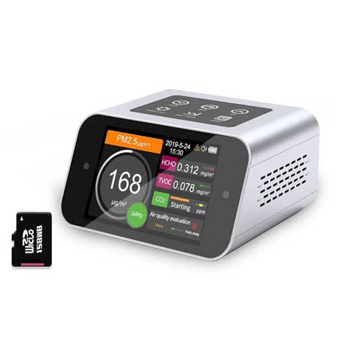 BRWISSEN A18 Air Quality Monitor Indoor Pollution Co2 Dust Meter Price in Bangladesh