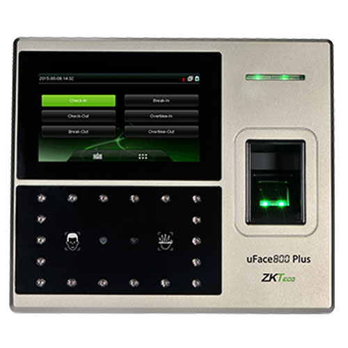 ZKTeco uFace 800 Plus Multi-Biometric Time Attendance and Access Control Terminal in Bangladesh