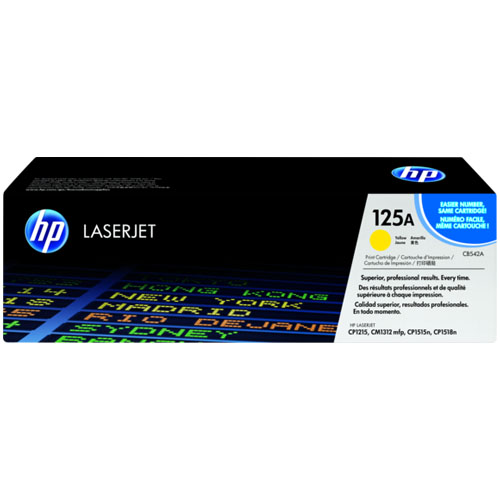 HP 125A Yellow Original LaserJet Toner Cartridge, CB542A Price in Bangladesh