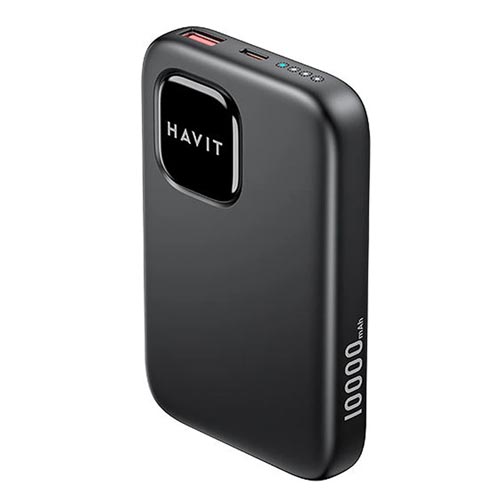 Havit PB31 10000mAh Black+Gray 22.5W Power Bank Price in Dhaka, Bangladesh