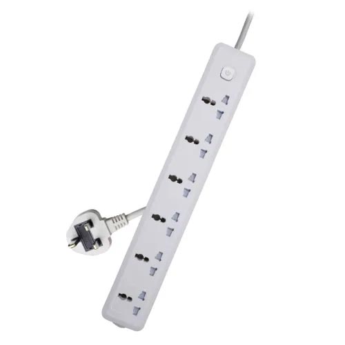 Deli CT705ES 3 Pin 6 Port 3 Meter Power Strip Price in Bangladesh