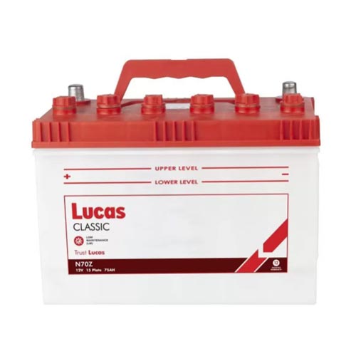 Lucas CLS N70Z/L 12V-75AH LM Vehicle Battery Price in Bangladesh