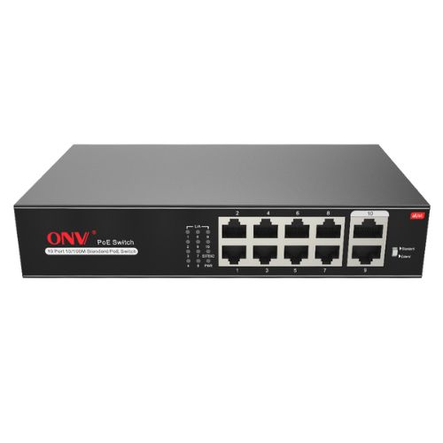 ONV-H1108PGL 10M/250m Transmission Gigabit Uplink 10-Port PoE Switch Price in Bangladesh