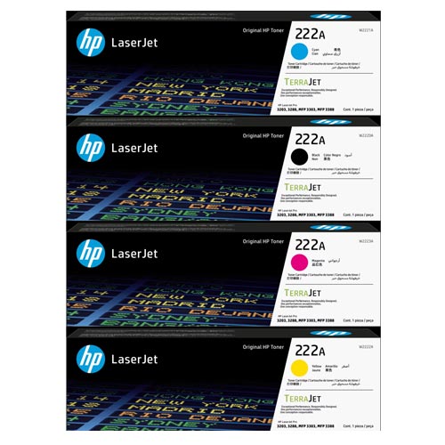 HP 222A CMYK Full Set Original Toner Cartridge Price in Bangladesh