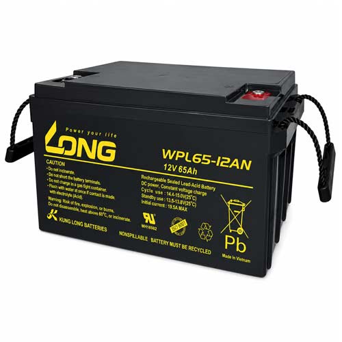 Long WPL65-12ARN 12V-65Ah Rechargeable Sealed Lead Acid Battery Price in Bangladesh