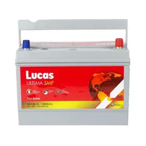 Lucas Adv NX120-7/L 80AH SMF Vehicle Battery Price in Bangladesh