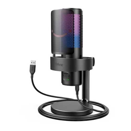 FIFINE AMPLIGAME A9 USB RGB Gaming Microphone Price in Bangladesh