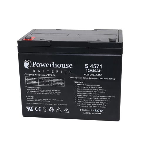 PowerHouse S4571 12V-80Ah Sealed Lead Acid Battery in Bangladesh