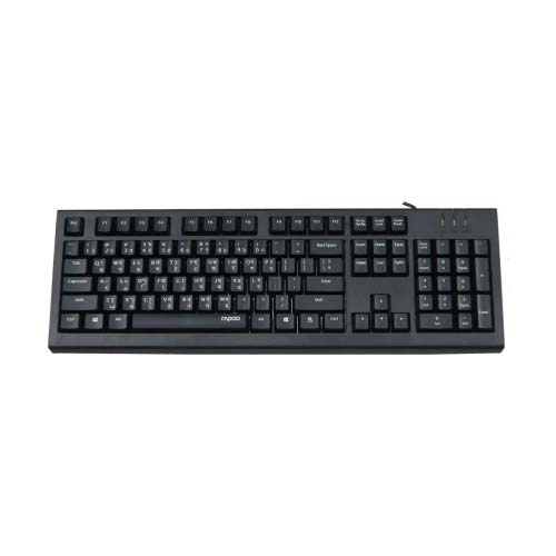 Rapoo NK1800 USB Optical Keyboard with Bangla Price In Bangladesh