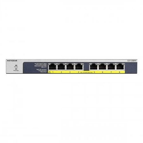 Netgear GS108PP 8 +4 PoE Port Pro Safe Gigabit PoE Unmanaged Desktop Switch Price in Bangladesh