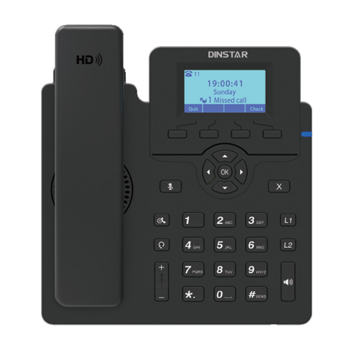 DINSTAR C60UP Entry Level IP Phone with POE & With Adapter Price in Bangladesh