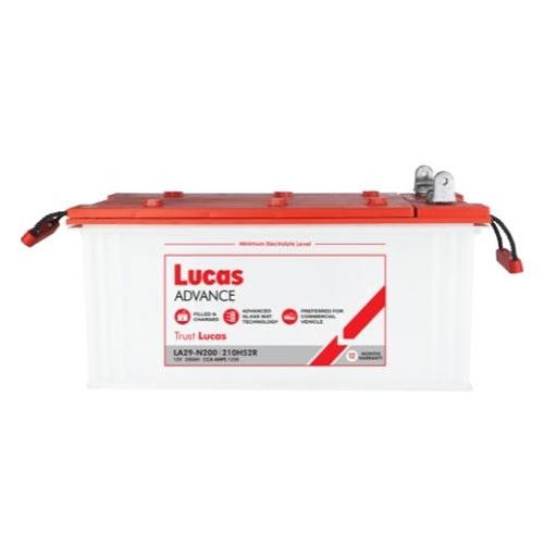 Lucas Adv LA29-N200 12V-200AH Vehicle Battery Price in Bangladesh