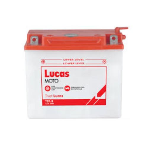 LUCAS Moto YB7-B 12V-7ah Vehicle Battery Price in Bangladesh
