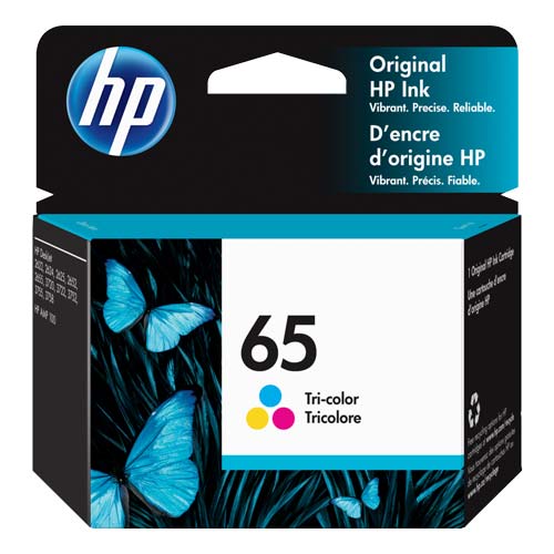 HP 65 Tri-color Original Ink Cartridge