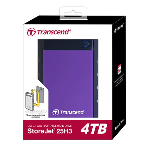 Transcend StoreJet 25H3 Portable 4TB Hard Disk Drive in Bangladesh