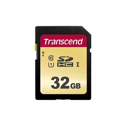 Transcend 500S 32GB SDXC/SDHC Class 10 UHS-I U1 Memory Card in Bangladesh