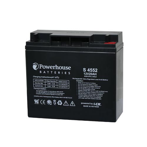 PowerHouse S4552 12V-20Ah M3/F3 Sealed Lead Acid Battery in Bangladesh