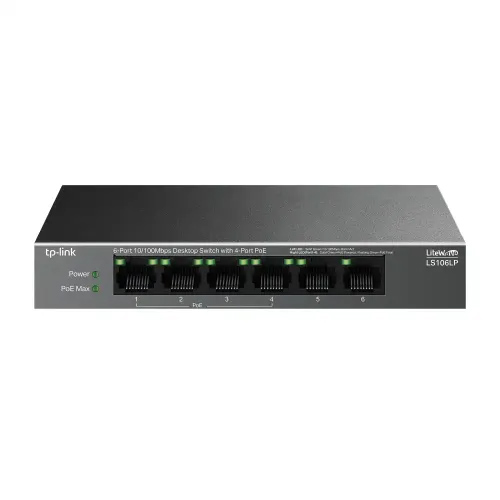 TP-Link LS106LP 6-Port 10/100Mbps Desktop Switch with 4-Port PoE Price in Bangladesh