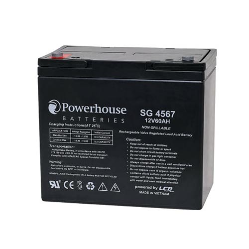 PowerHouse SG4567 12V-60Ah Deep Cycle Gel Type Battery in Bangladesh