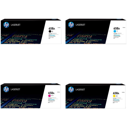 Original HP 658A CMYK Multipack Toner Cartridges (W2000A/ W2001A/ W2003A/ W2002A) Price in Bangladesh