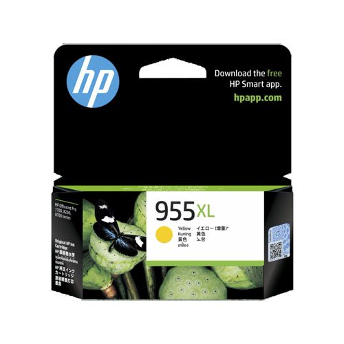 HP 955 XL Yellow Original Ink Cartridge for HP OfficeJet Pro Printer
