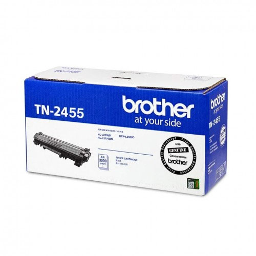 Brother TN-2455 Black Laser Toner Cartridge [HL-L2335D, HL-L2370DN, DCP-L2535D]