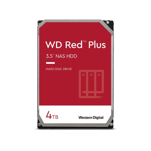Western Digital 4TB WD Red Plus NAS Internal Hard Drive HDD in Bangladesh