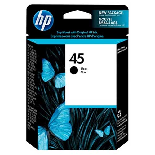 HP 45 Black Orginal Inkjet Cartridge