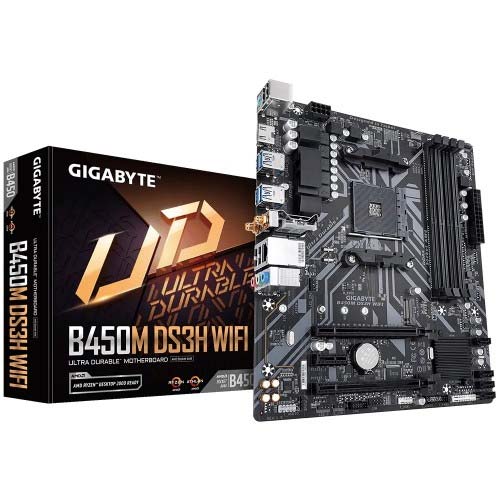 GIGABYTE B450M DS3H WIFI AM4 AMD Micro ATX Motherboard Price in Bangladesh