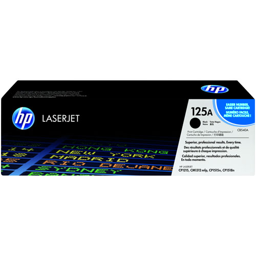 HP 125A (CB540A) Black Original Laser Toner Cartridge
