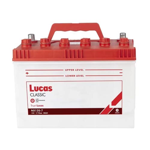Lucas CLS NX120-7/L 12V-80AH LM Vehicle Battery Price in Bangladesh