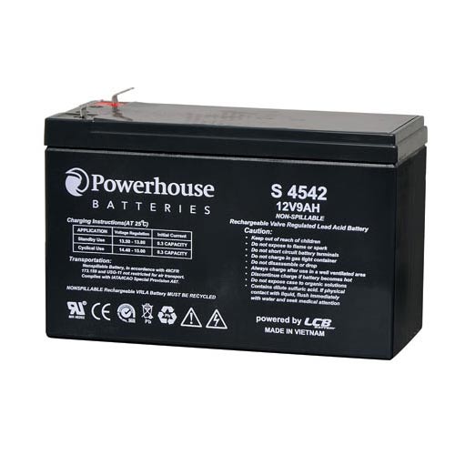 PowerHouse S4542 12V-9Ah 4.8mm/F1 Sealed Lead Acid Gel Battery in Bangladesh