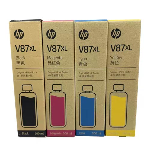 HP V87XL Full Set (CMYK) 500ml Bottled Ink Cartridge Price in Bangladesh