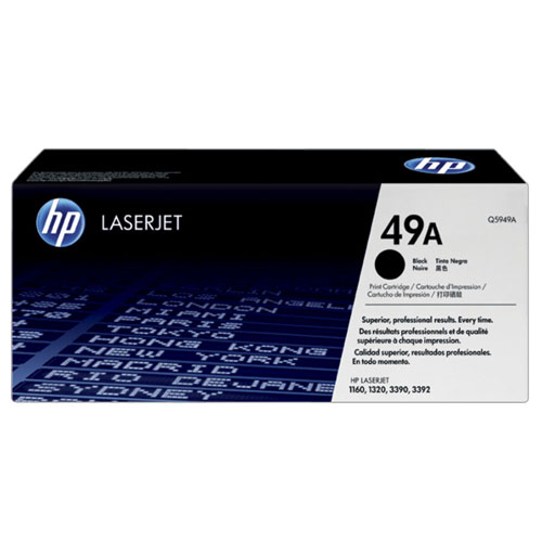 HP 49A Original Black Laser Toner Cartridge