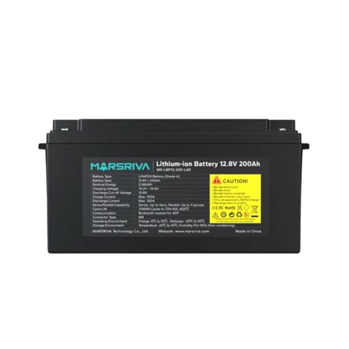 Marsriva MR-LBP12-200-LAR 12V 200Ah LiFePO4 Battery in Bangladesh