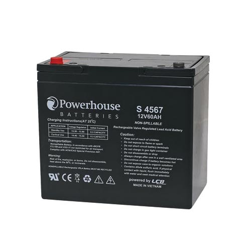 PowerHouse S4567 12V-60Ah Sealed Lead Acid Battery in Bangladesh