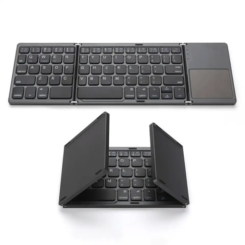 ASTHA K033 Foldable Multimedia Touchpad folding Wireless Keyboard Price in Bangladesh