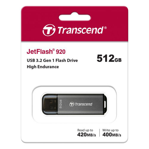Transcend Jet Flash 512GB 920 USB 3.2 Gen 1 Pen Drive Price in Bangladesh