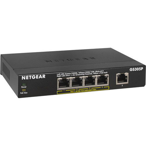 Netgear GS305P 5-Port Gigabit Desktop Switch Price in Bangladesh