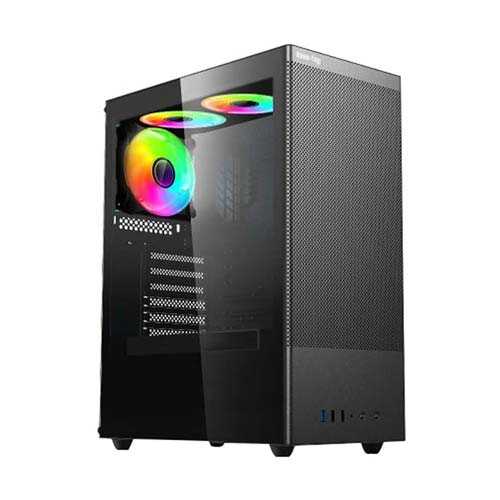 Value Top AUNIX 82F3 Mid Tower Black ATX Gaming Desktop Case Price in Bangladesh