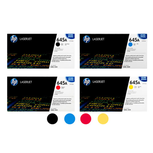 HP 645A CMYK Full Set Original Toner Cartridge in Bangladesh