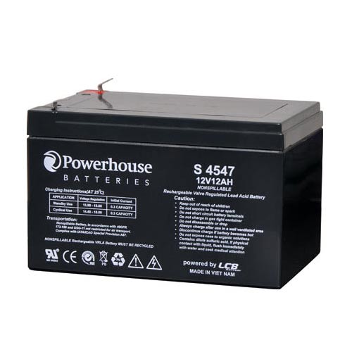 PowerHouse S4547 12V-12Ah 4.8mm/F1 Sealed Lead Acid Gel Battery in Bangladesh