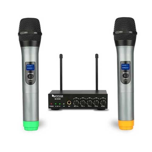 FIFINE K036 Dual Wireless Microphone System for Karaoke Events & PA Speakers Price in Bangladesh