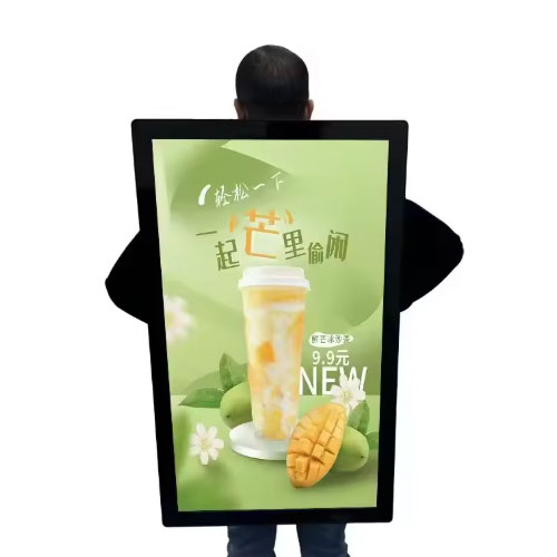 Nerox NB32A 32 inch Human Android Walking Backpack Advertising Machine LCD Display in Bangladesh