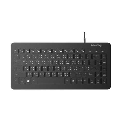 Value Top KU410B Black Wired Mini Keyboard with Bangla Price in Bangladesh