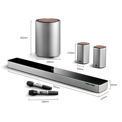 BINNIFA 5.1 Home Theater Max 7S Dolby DTS Dual Decoding Echo Sound Bar Bluetooth 5.0 Speaker Subwoofer Wireless Dual Microphones Price in Bangladesh