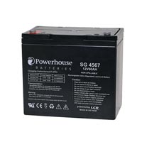 PowerHouse SG4567 12V-60Ah Deep Cycle Gel Type Battery