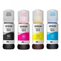 Epson 103 Original Cyan Ink Bottle in Bangladesh