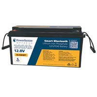 PowerHouse SL4584BT 12V-200Ah Lithium LiFePO4 Battery M8 With Bluetooth