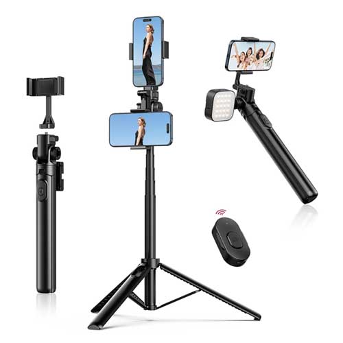 ULANZI MT70 Upgrade 63″ Phone Tripod